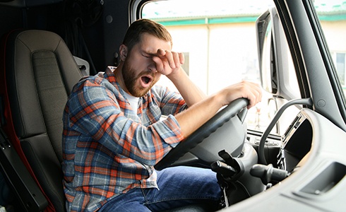 Sleep apnea patient in Oklahoma City falling asleep behind wheel